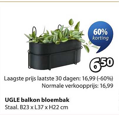 UGLE balkon bloembak
