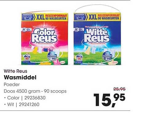 Witte Reus Wasmiddel Poeder