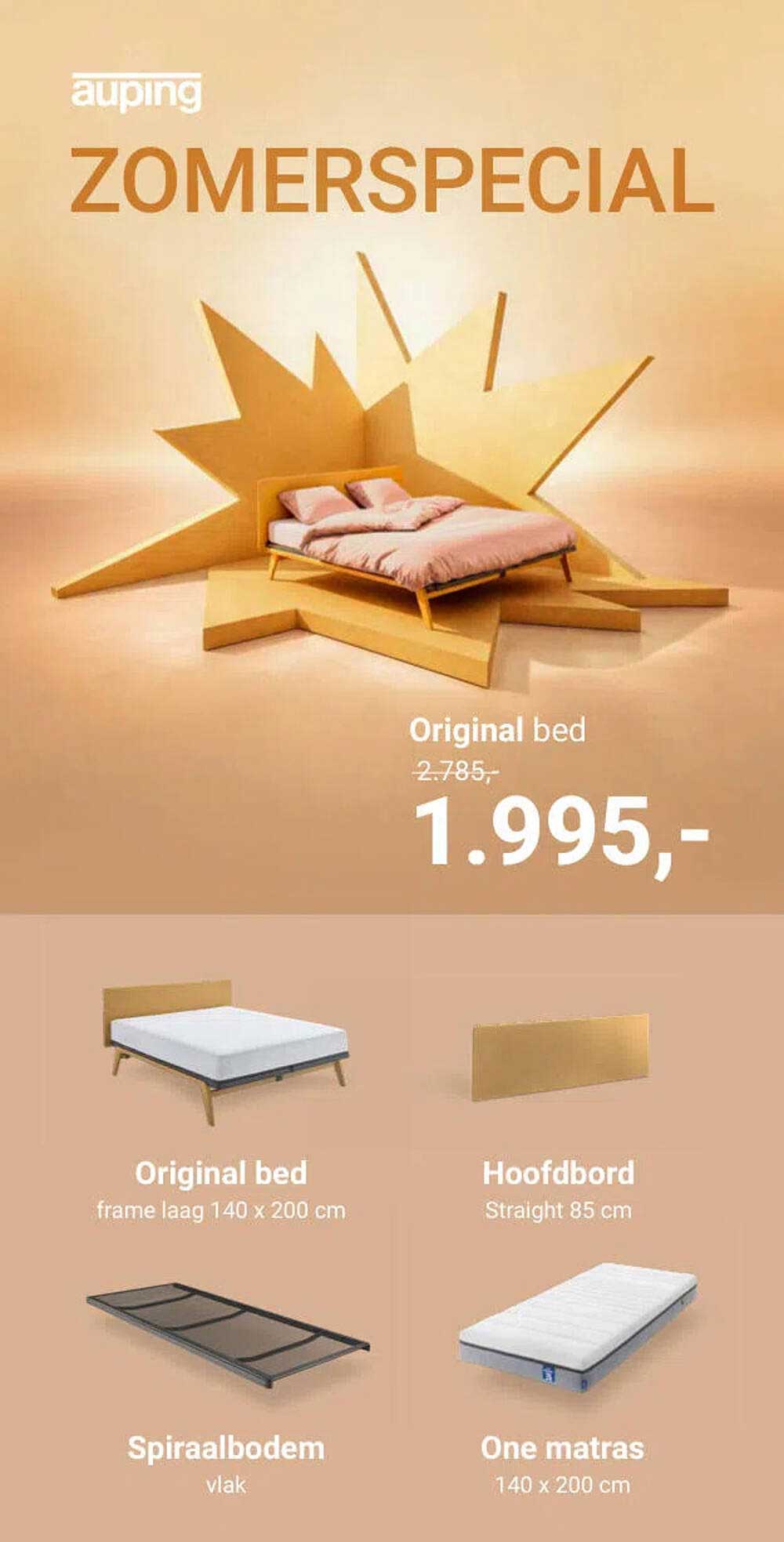 ZOMERSPECIAAL Original bed