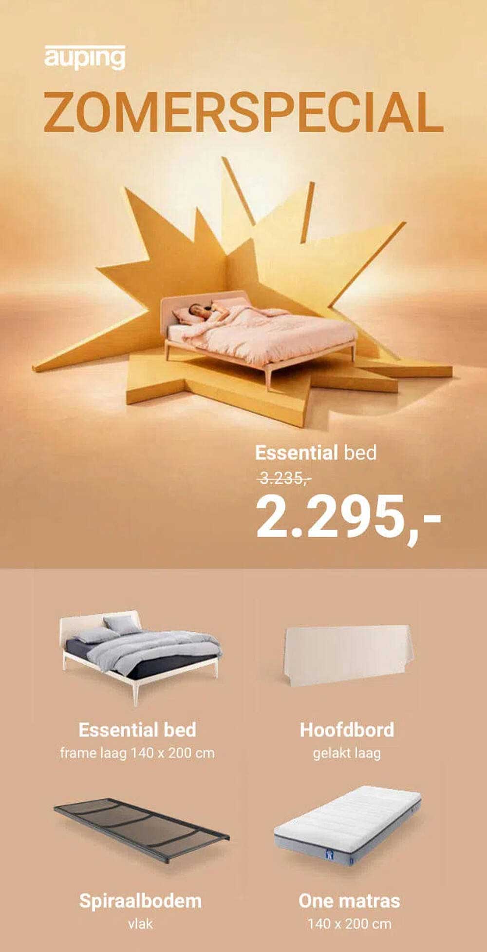 ZOMERSPECIAL Essential bed