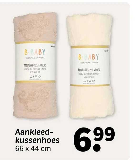 Aankleedkussenhoes 66 x 44 cm