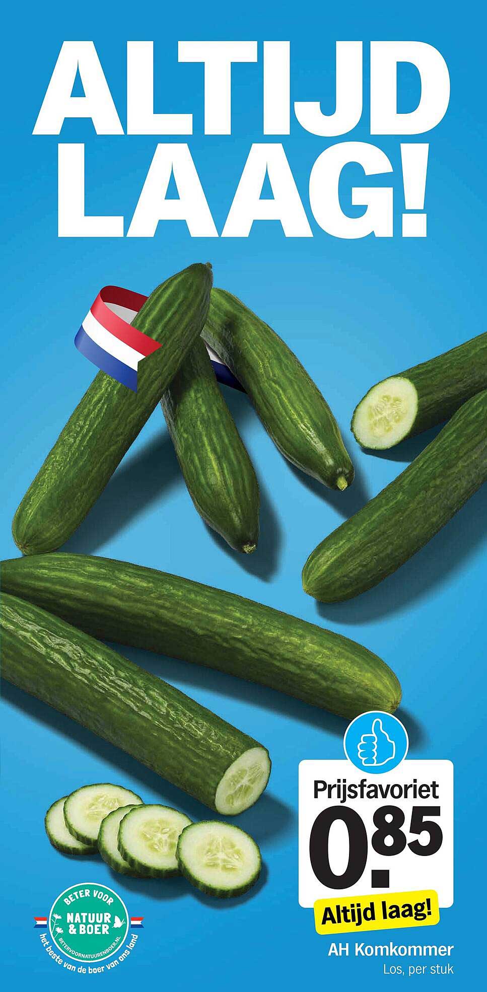 AH Komkommer Altijd laag!