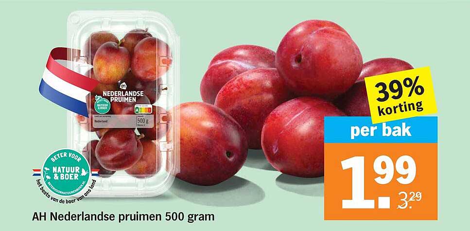 AH Nederlandse pruimen 500 gram