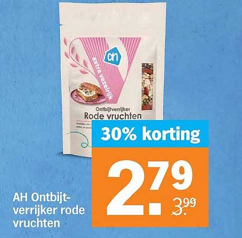 AH Ontbijtverrijker rode vruchten 30% korting