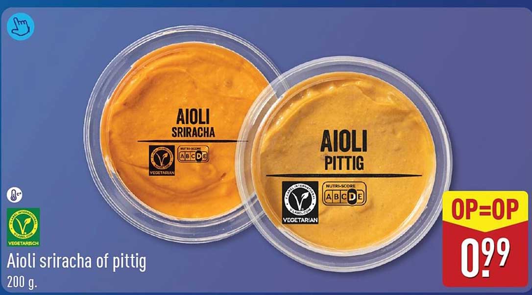 Aioli sriracha of pittig