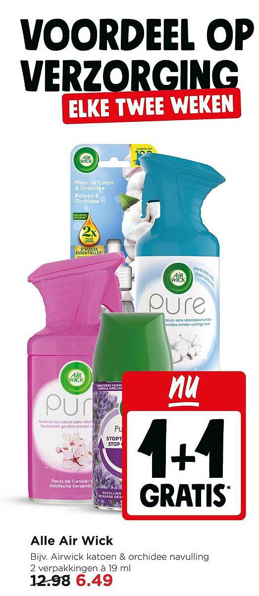 Alle Air Wick 1+1 gratis