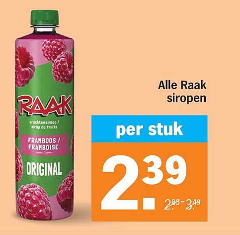 Alle Raak siropen per stuk