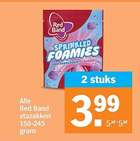 Alle Red Band stazakken 150-245 gram 2 stuks