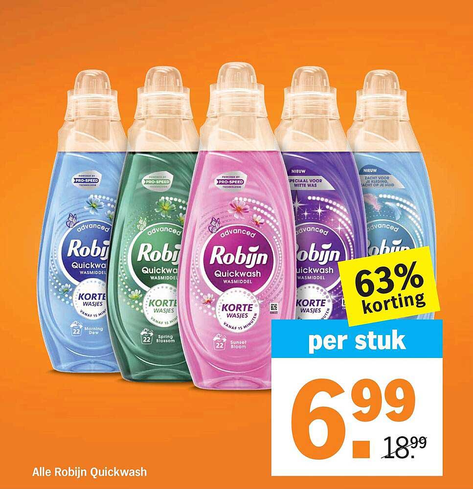 Alle Robijn Quickwash