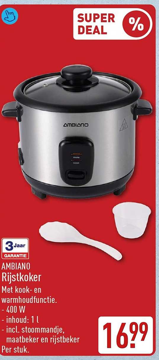 AMBIANO Rijstkoker
