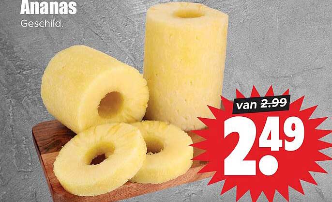 Ananas Geschild