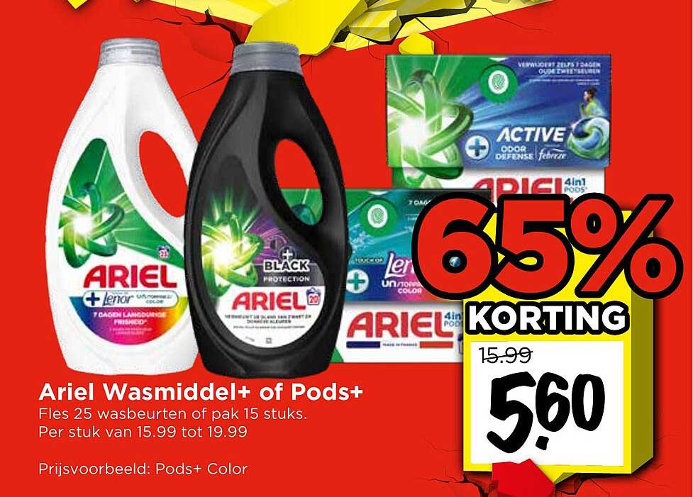 Ariel Wasmiddel+ of Pods+