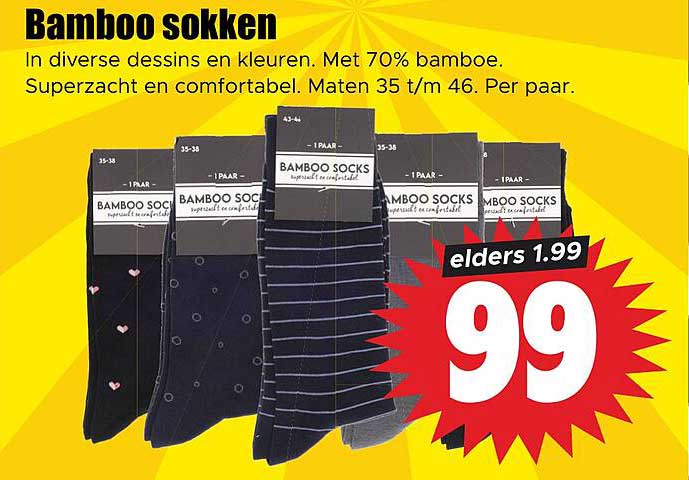 Bamboo sokken