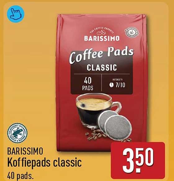 BARISSIMO Koffiepads classic 40 pads.