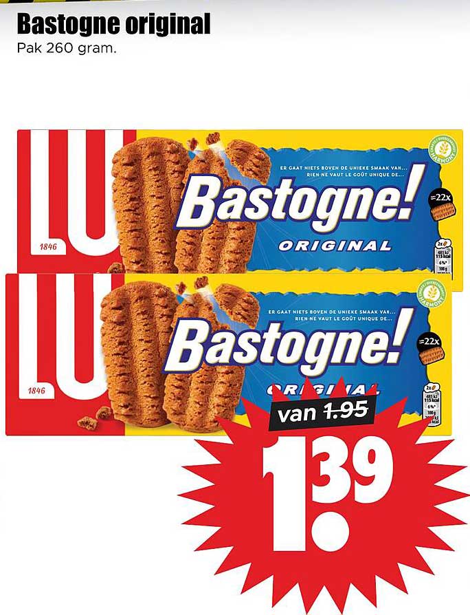 Bastogne original Pak 260 gram.