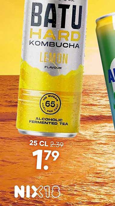 BATU HARD KOMBUCHA LEMON FLAVOUR