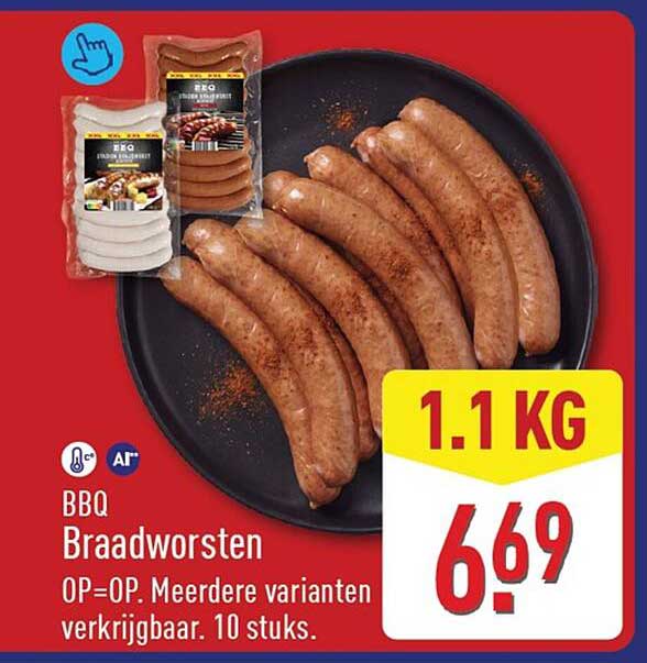BBQ Braadworsten