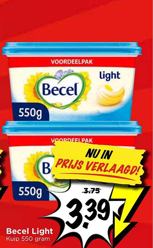 Becel Light Kuip 550 gram
