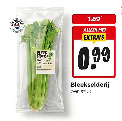 Bleekselderij per stuk