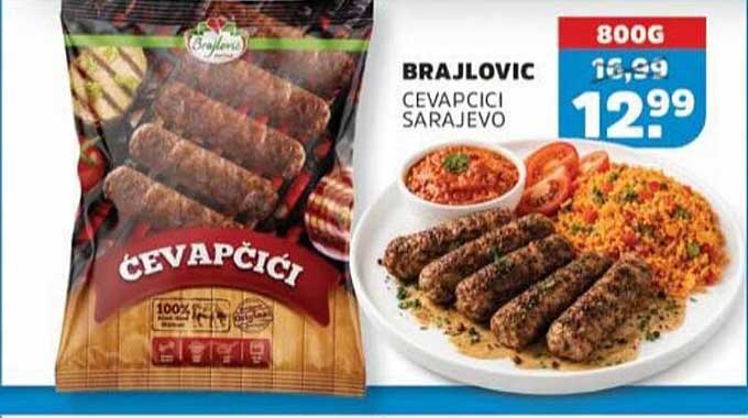 BRAJLOVIC CEVAPCICI SARAJEVO 800G