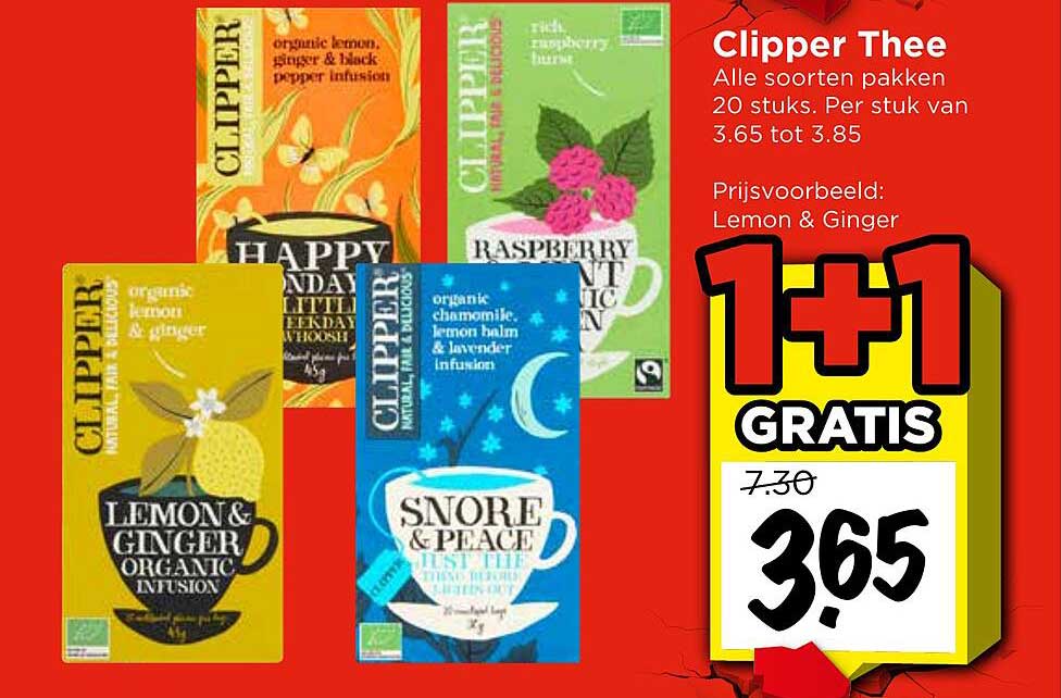 Clipper The 1+1 GRATIS