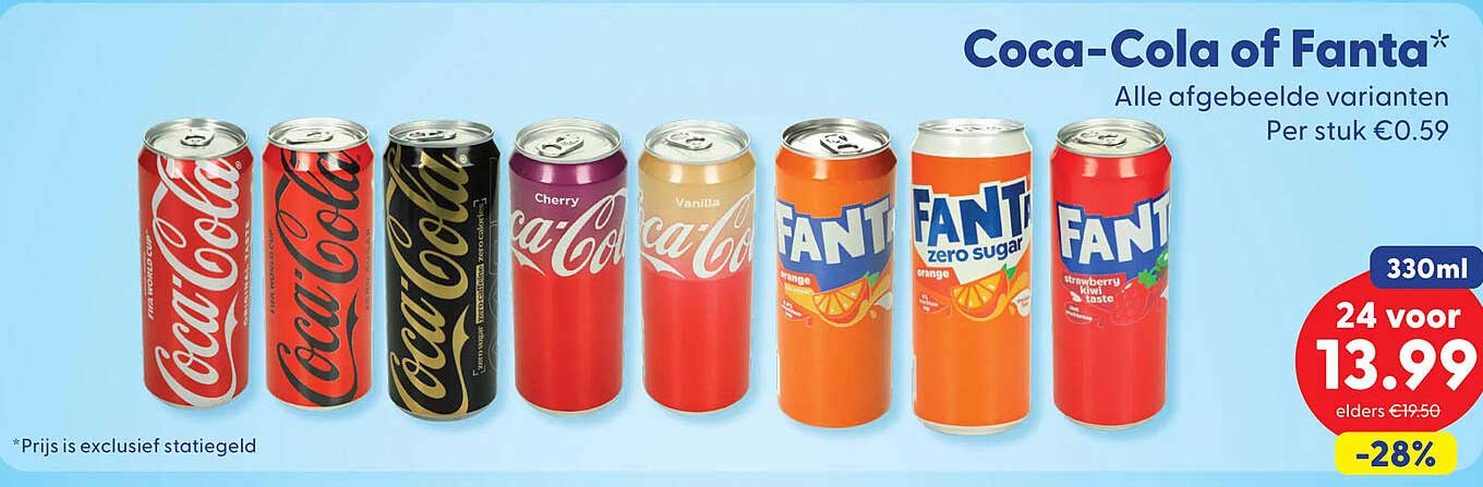 Coca-Cola of Fanta*