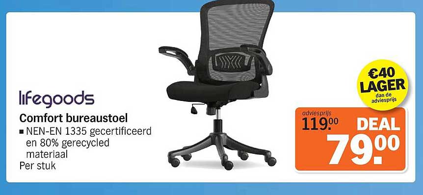 Comfort bureaustoel