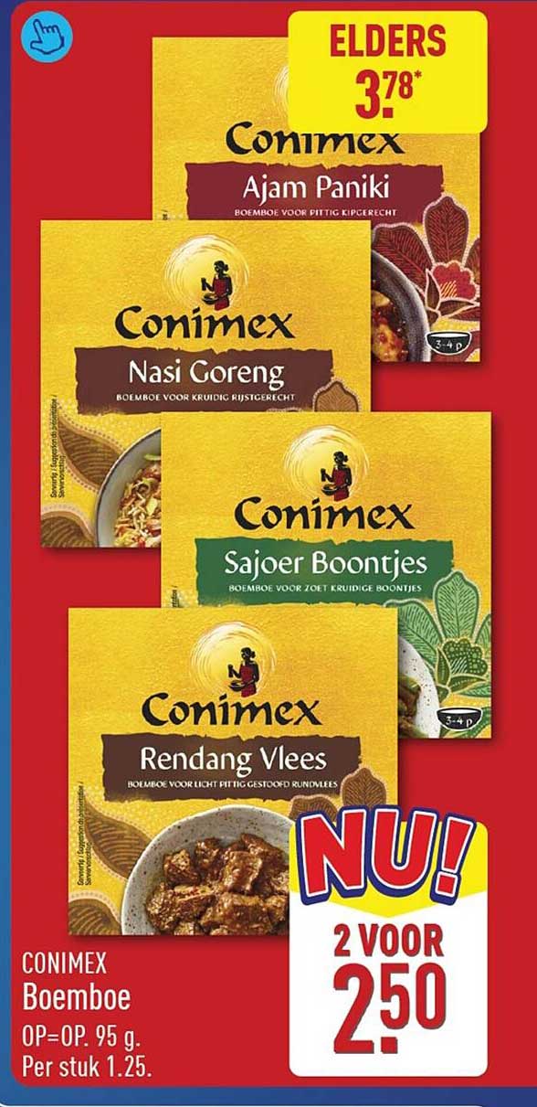 CONIMEX Boemboe NU! 2 VOOR 2.50