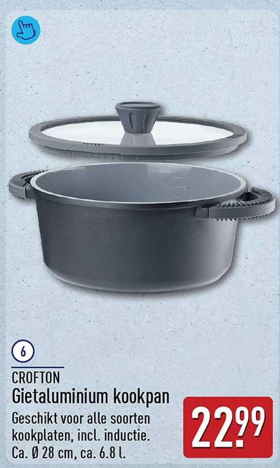 CROFTON Gietaluminium kookpan