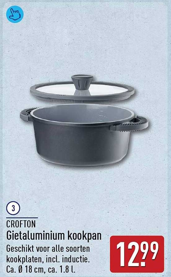 CROFTON Gietaluminium kookpan