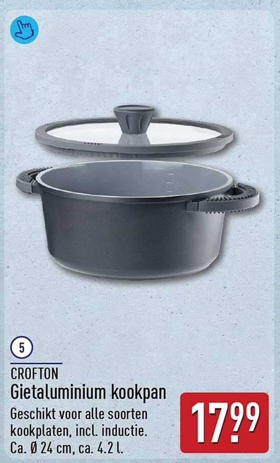 CROFTON Gietaluminium kookpan