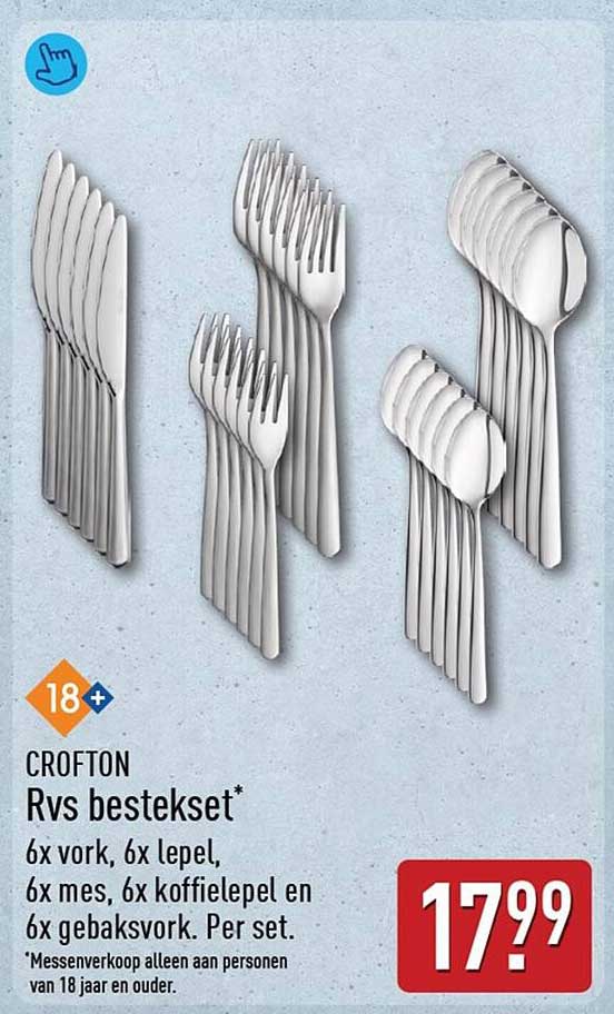 CROFTON Rvs bestekset*