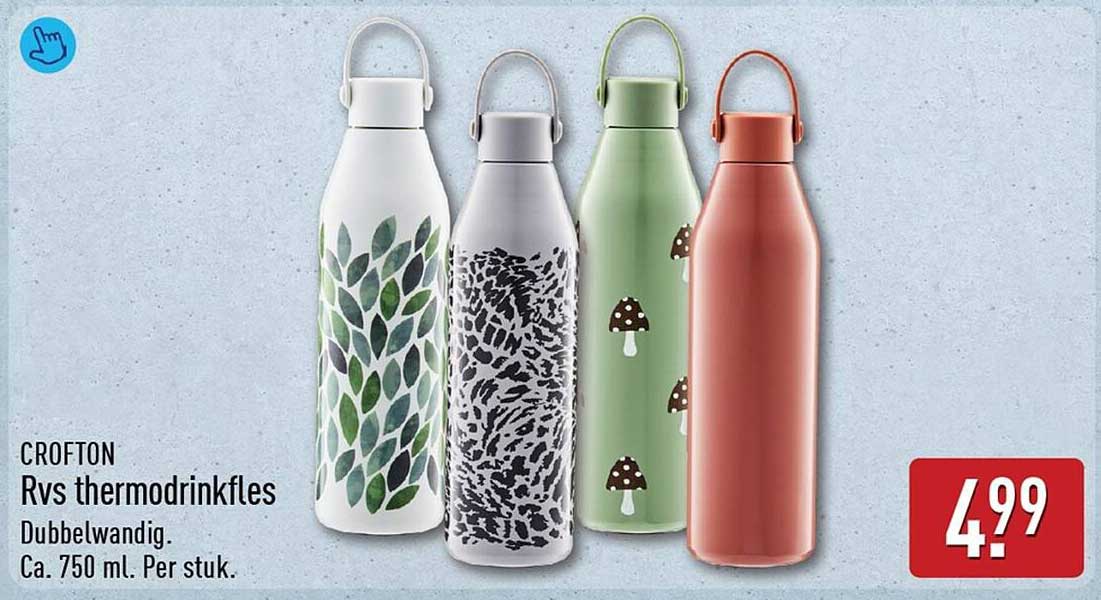 CROFTON Rvs thermodrinkfles
