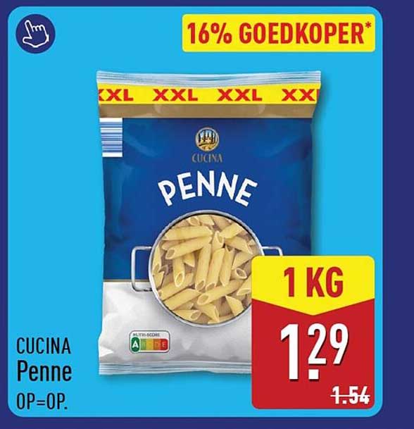 CUCINA Penne OP=OP. 16% GOEDKOPER*