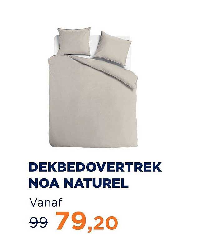DEKBEDOVERTREK NOA NATUREL