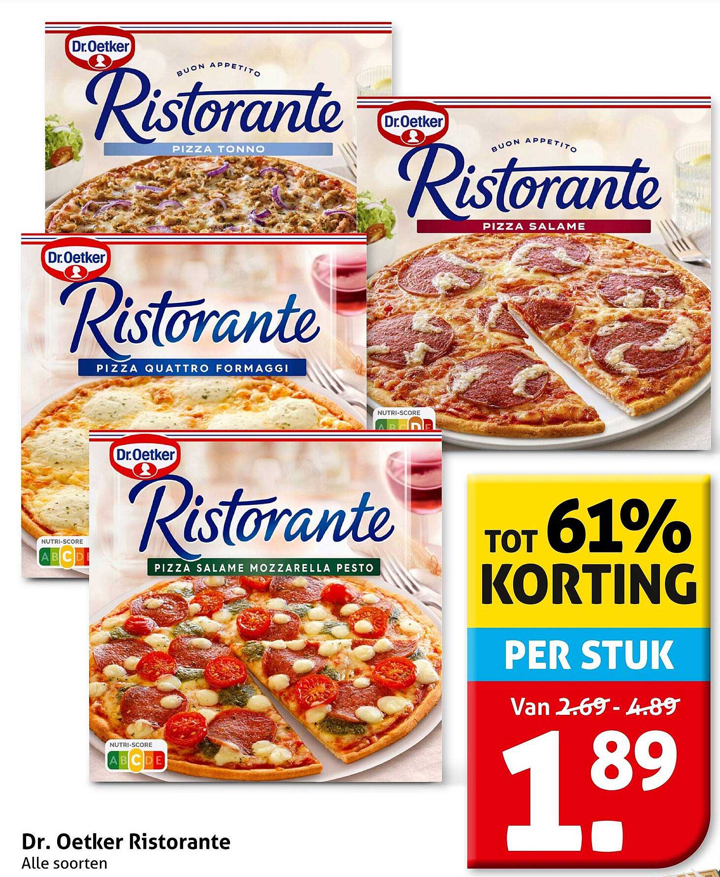 Dr. Oetker Ristorante Alle soorten
