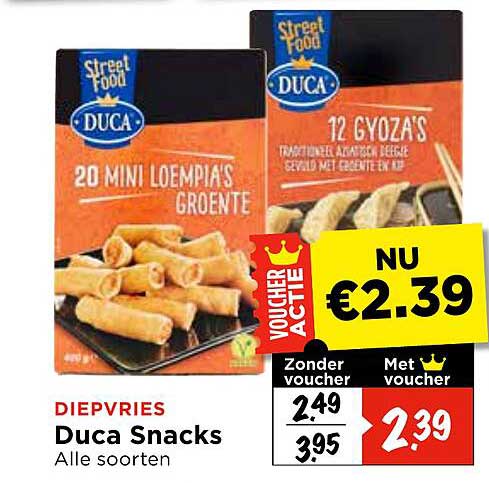 Duca Snacks Alle soorten