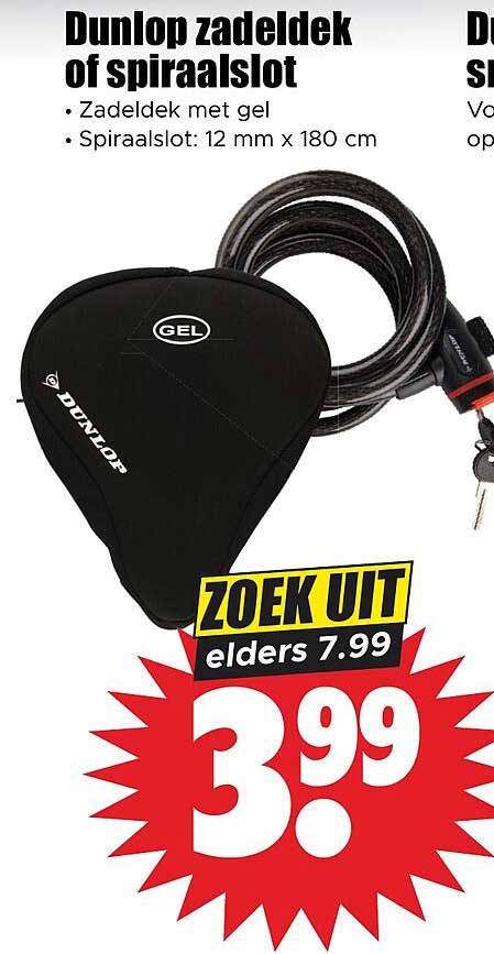 Dunlop zadeldek of spiraalslot