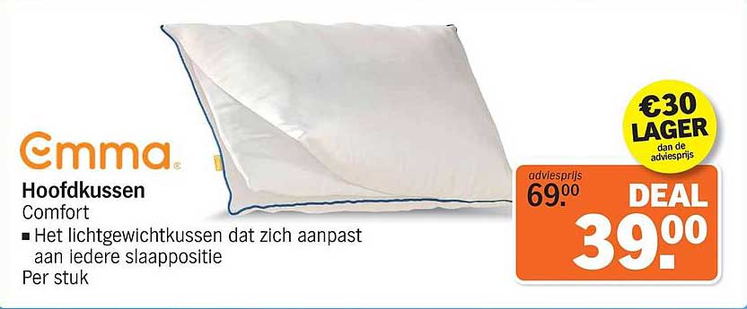 Emma Hoofdkussen Comfort
