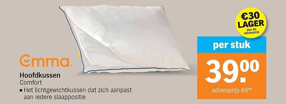 Emma Hoofdkussen Comfort