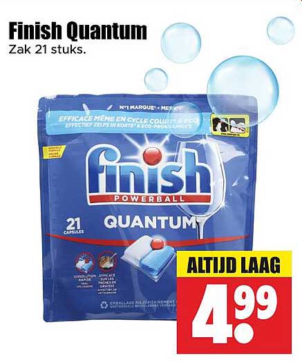 Finish Quantum Zak 21 stuks.