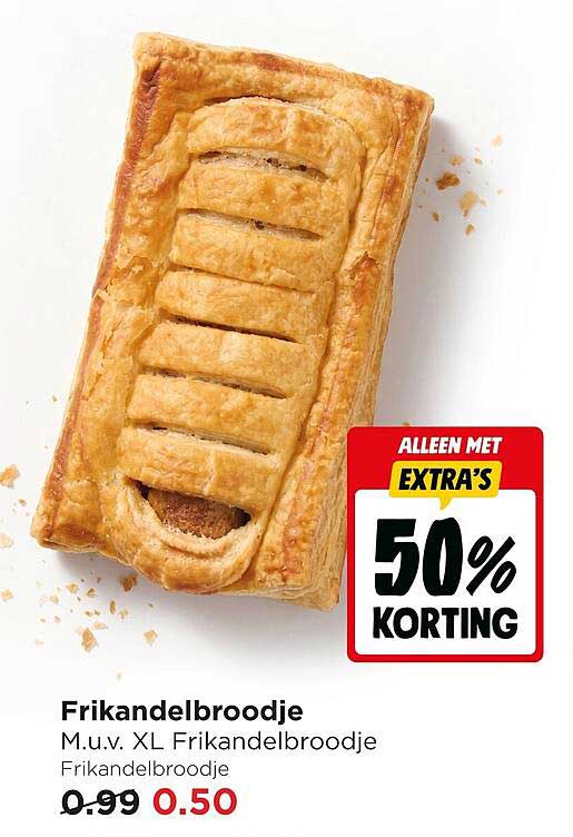 Frikandelbroodje M.u.v. XL Frikandelbroodje Frikandelbroodje