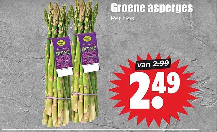 Groene asperges