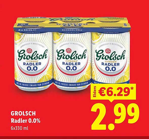Grolsch Radler 0.0%