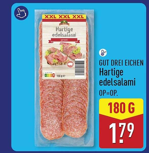 GUT DREI EICHEN Hartige edelsalami OP=OP.