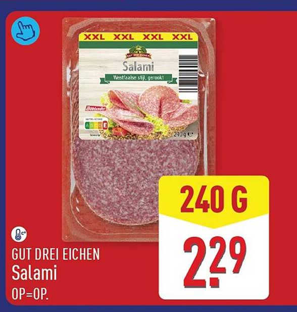 GUT DREI EICHEN Salami OP=OP.