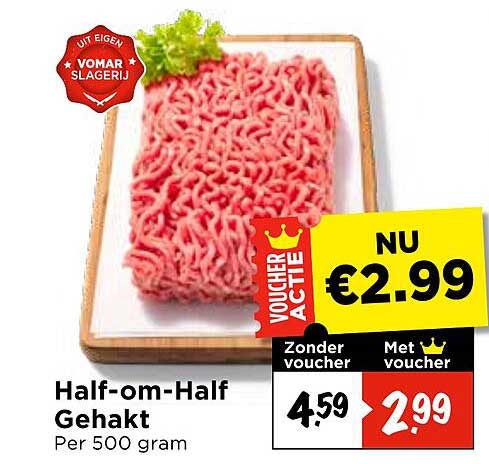 Half-om-Half Gehakt