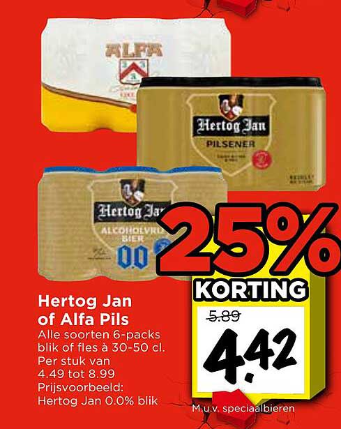 Hertog Jan of Alfa Pils