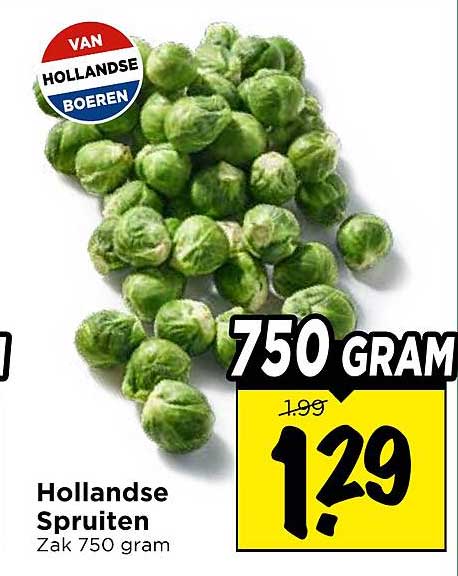 Hollandse Spruiten Zak 750 gram