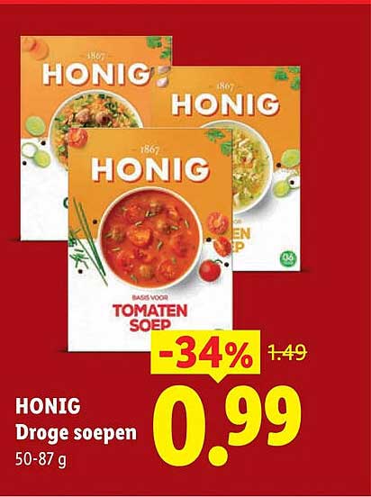 HONIG Droge soepen 50-87 g